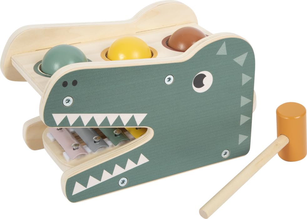 Small Foot Hammer Game with Xylophone Safari, wooden toy for hammering & making music, for kids aged 12+ months - Image 3