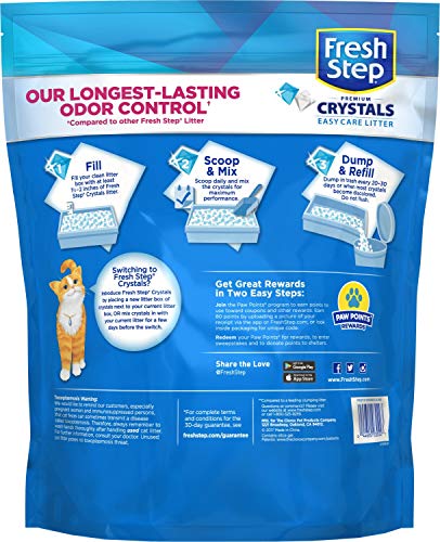 Fresh Step Crystals Cat Litter, Ultra Lightweight and Absorbing, 16 lbs total, (2 Pack of 8lb Bags) - Image 7