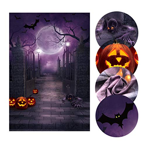 FunPa Photography Background Novidade Horrible Photo Backdrop Studio Prop para Halloween