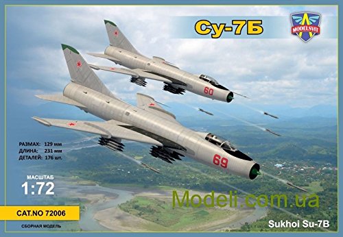 Modelsvit SUKHOI SU-7B Soviet Fighter-Bomber, Limited Edition 1/72 Model Aircraft Kit