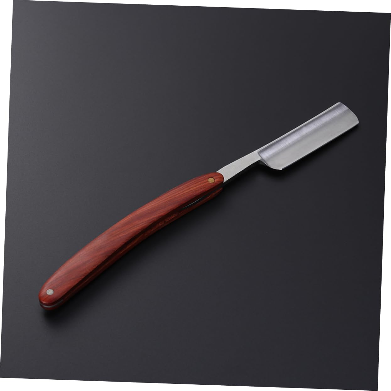 NULYLU Men's Classic Manual Razor Straight Blade Shaver Stainless Steel Easy to Use Safe