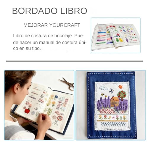 Libro de bordado fácil para solucionar fallos de costura y aprender ganchillo 5