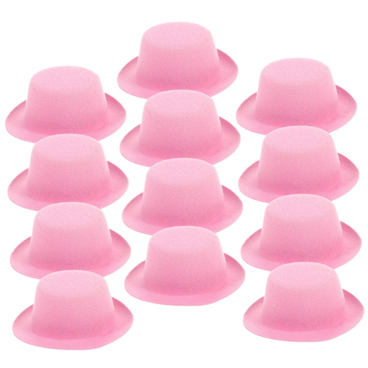 CORHAD 12pcs Mini Western Cowboy Hats for Dolls Decorative Miniature Cowboy Stuff Party Decorations Adorable Mini Hats Set