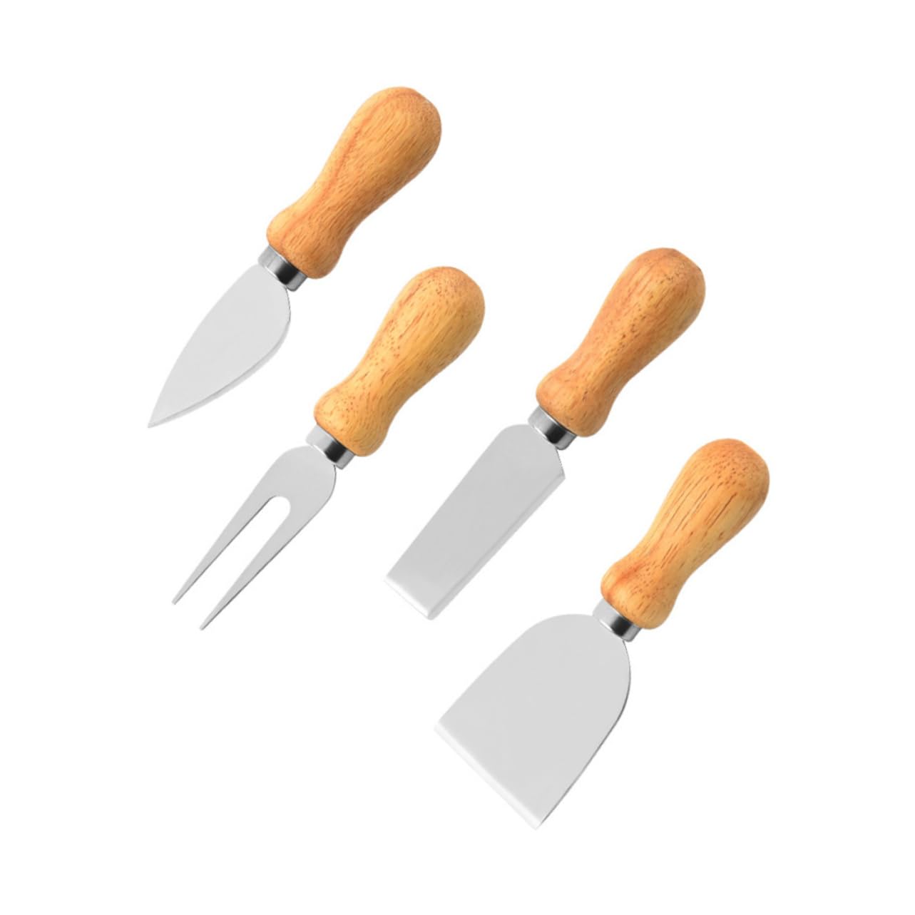 Wakauto 1 Set Cheese Knife Cheese Cutter Baking Tools Baking Supply Cheese Spatula Household Cheese Forks Portable Cheese Fork Cheese Supply Cheese Accessory Stainless Steel