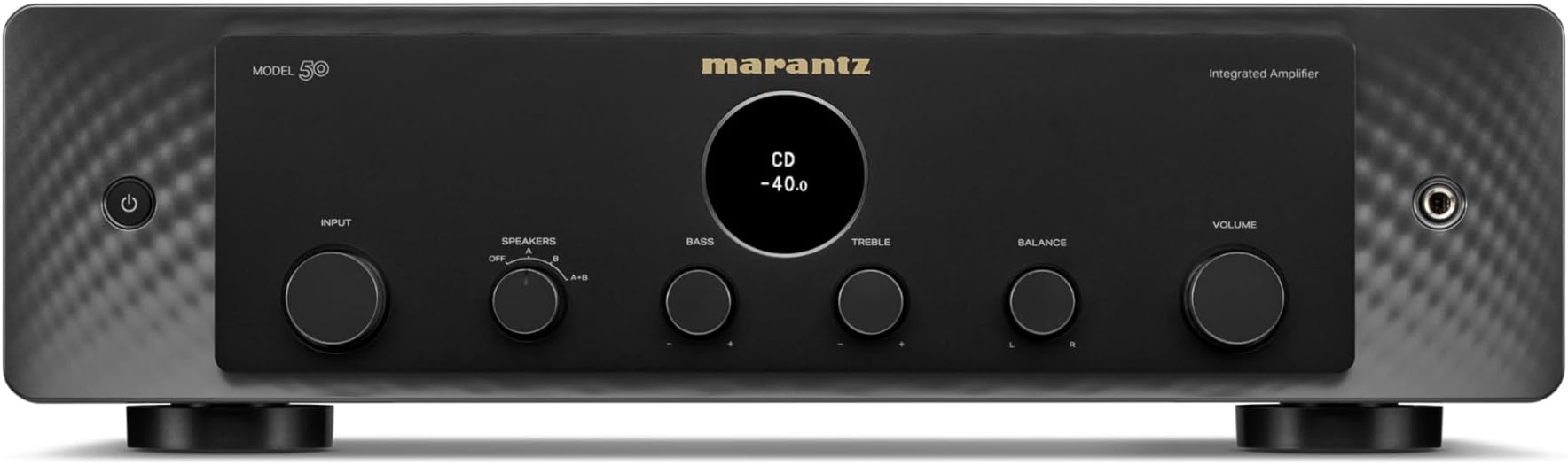 Model 50 Pure Analog (70 Watt x 2) Stereo Integrated Amplifier (Black)