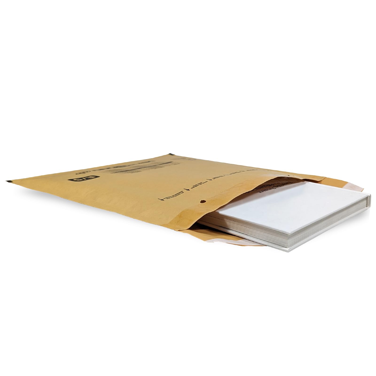 Versando LUPOBE100 - Sobres acolchados, Marrón/ Dorado, 240 x 275 mm exterior, E5, 100 Piezas
