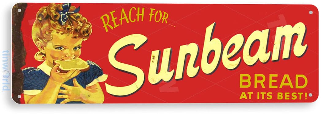 Amazon.com: Tinworld Tin Sign: Sunbeam Bread Vintage Metal Decor