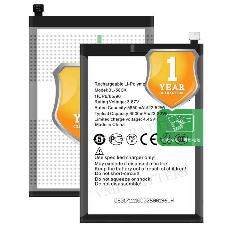 Image of Original BL-58CX Battery Compatible for Infinix Hot 10i - (4000mAh) - 1 Year Warranty X2