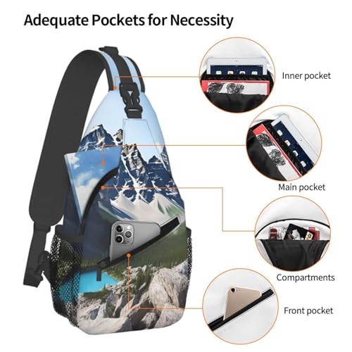 Mochila Deportiva de Pecho Cruzado para Hombre y Mujer miniatura 4