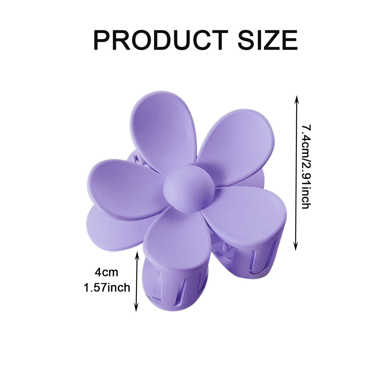 AYNKH 8PCS Flower Hair Claws - Image 2