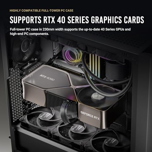 Image of Antec Performance 1 Silent, RTX 40 Series GPU Support, Exquisite Steel Mesh, 4 x Tranquil Silent PWM Fans, Sound-Dampening Side Panels, Removable Top Fan /Radiator Bracket, Full-Tower E-ATX PC Case