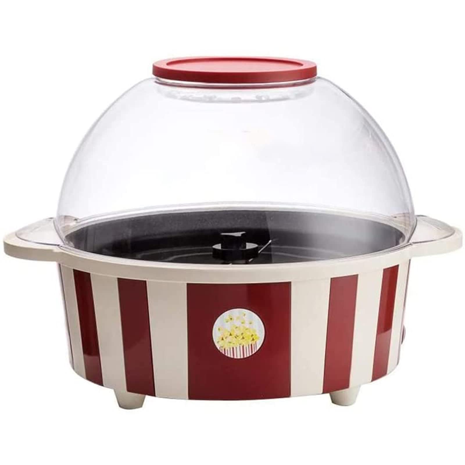 Machine à Pop-Corn électrique Professionnelle Automatique à l'huile Chaude, avec Plaque chauffante Amovible pour Un Nettoyage Facile, Petite Machine à Pop-Corn Domestique