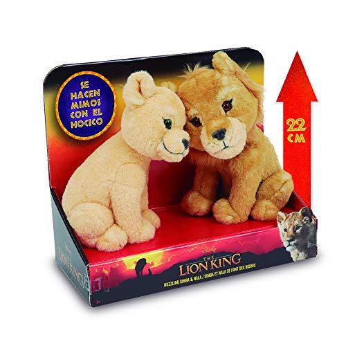 Der König der Löwen – Der Film, Plüsch, 17 cm, Simba & Nala Kuscheltiere, Magnetfunktion, Kuss, Spielzeug für Kinder ab 3 Jahren, LNN02 – Bild 8