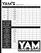 Yam: Carnet de scores: 130 Feuilles de Scores | Yams Grille de score | yahtzee bloc de marque.