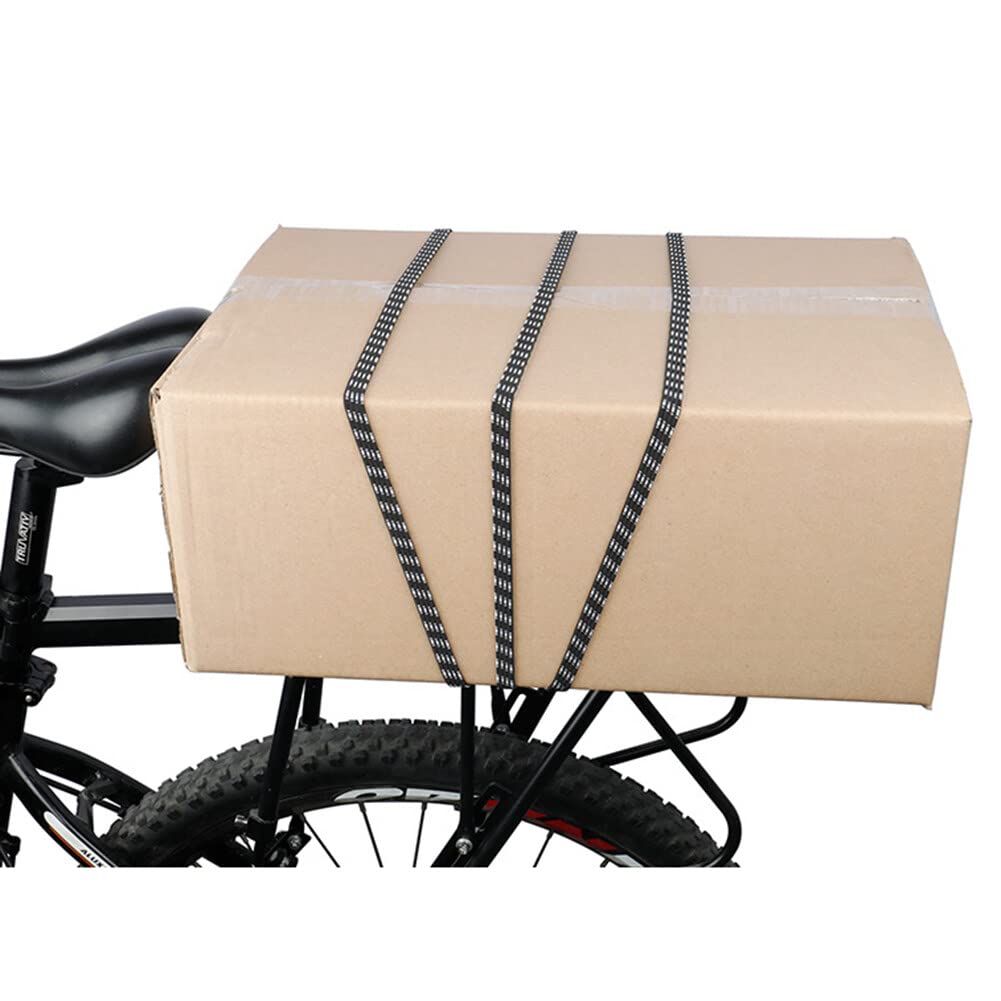 Ferma Bagagli Per Biciclette,Cinghie Per Bagagli Corda Dei Caschi Cinghia Elastica Per Il Fissaggio Dei Bagagli Cinghie Di Tensione Portatili Cinghie Di Fissaggio Bungee Rope Elastica Con Ganci