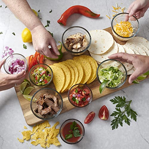 Anchor Hocking Glass 6 Piece 2 Cup 4-In-1 Prep Bowls #TOP7
