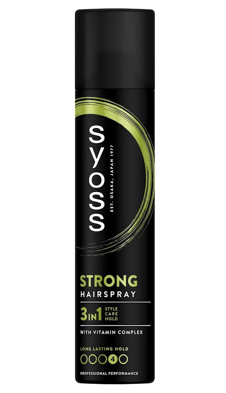 Syoss lakier do włosów 3 w 1 z kompleksem witamin, uchwyt 4 - mocny - 300 ml