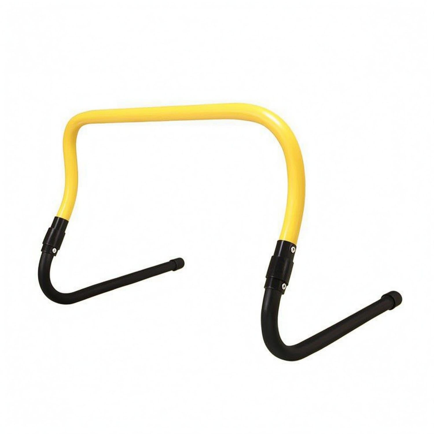 ABS PP Foldable Training Hurdle Curved Top Bar Foldable Agility Hurdle Easy Setup Athletic Gear Sturdy for Soccer Practice, Black Yellow-picture-20