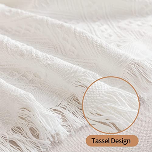 Deep Dream Sofa Cover, Sectional Couch Covers, Couch Covers For 3 Cushion Couch, Couch Cover For Dogs, Geometrical Jacquard Fabric Sofa Cover (X-Large, 71" X 118", White) #TOP2