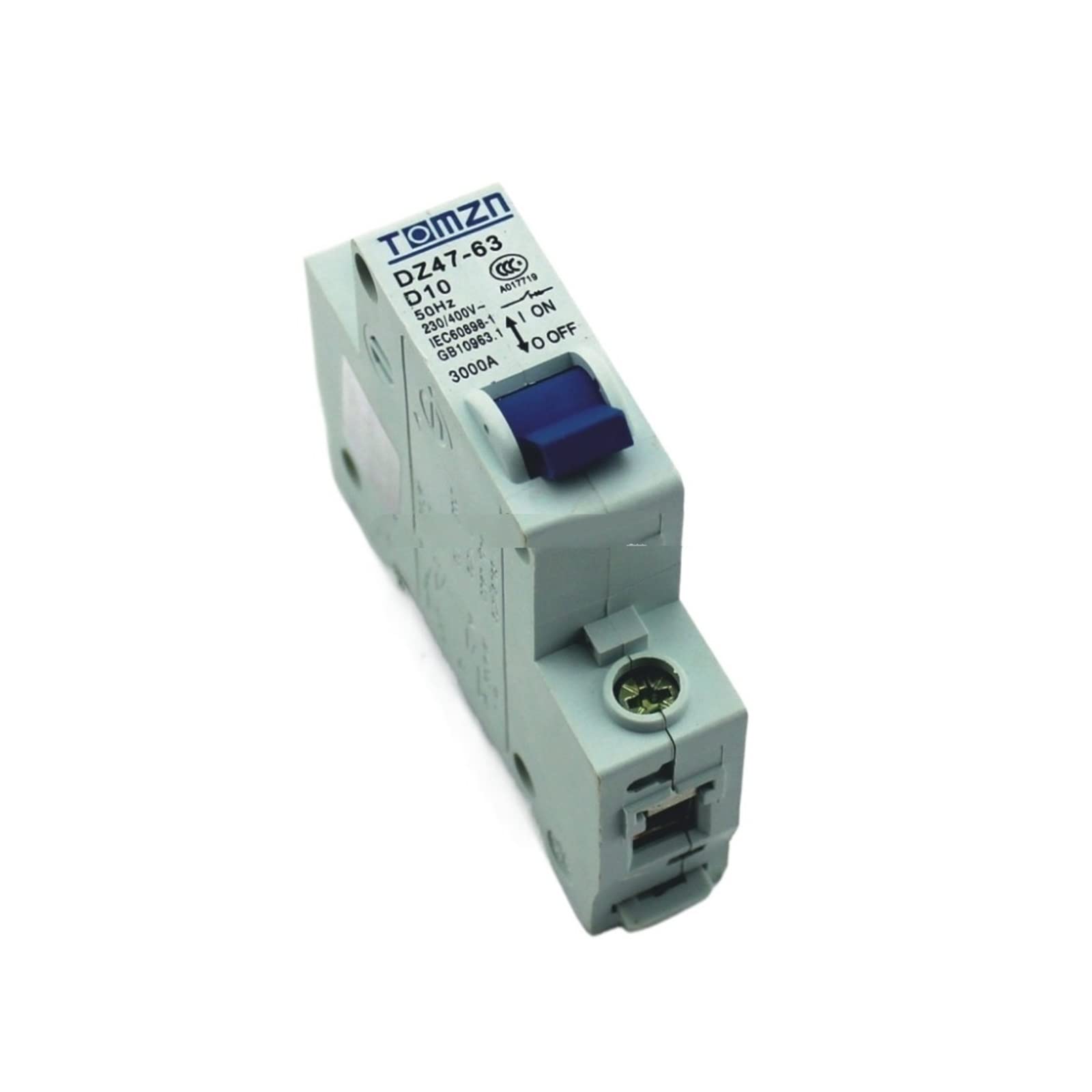 YFHGULBTK 1P 10A D Type 240V/415V 50HZ/60HZ Mini Circuit Breaker MCB C45