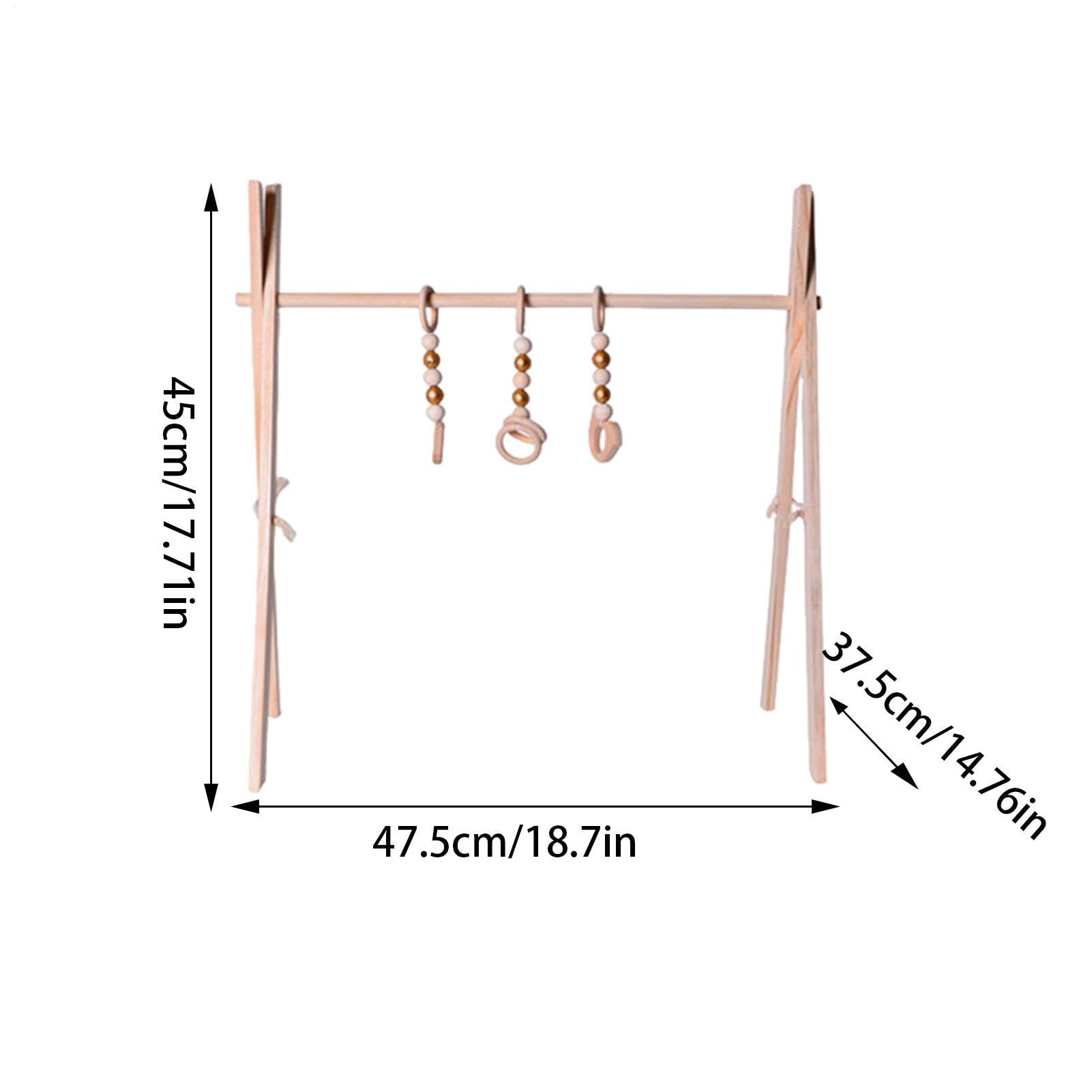 Arche D'éveil En Bois Bébé, Arche Portique Deveil Eveil Bebe Bois Arche De Jeux Bébé, Jouet Naissance Cadeaux, Jouet Actif Pour Chambre De Bébé, Trappez De Jeu En Bois Pour Bébé