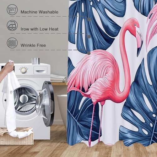Rideau de douche polyester anti-éclaboussures avec crochets inclus 180cm