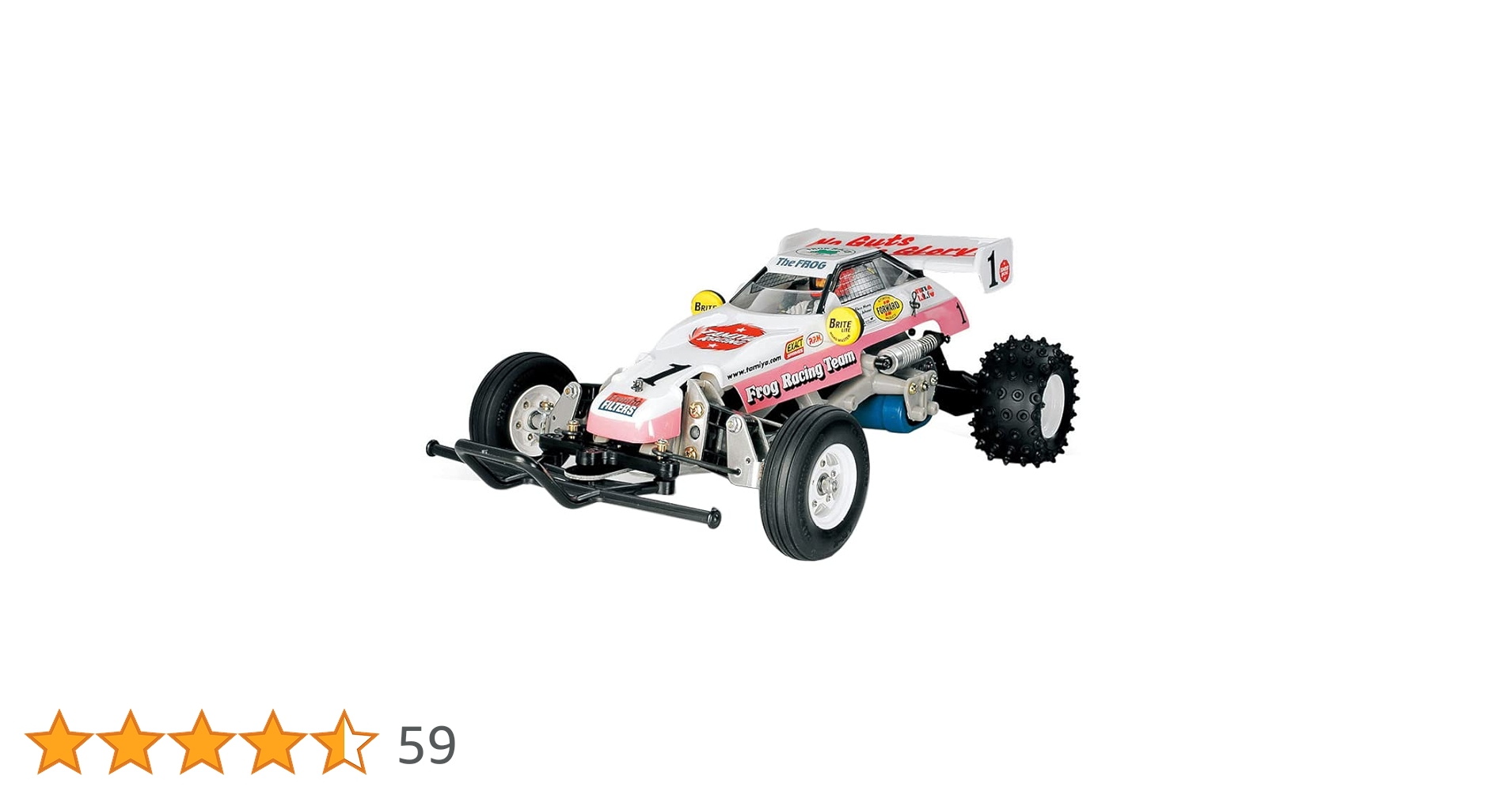 タミヤ　マイティ　フロッグ　Tamiya The Frog 1/10 SCALE R/C HIGH PERFORMANCE OFF ROAD RACER The FROG