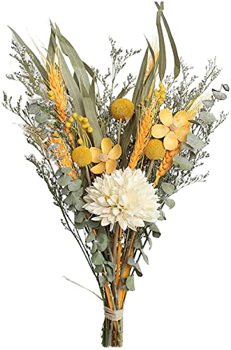 Ramo de flores secas naturales para manualidades miniatura 1