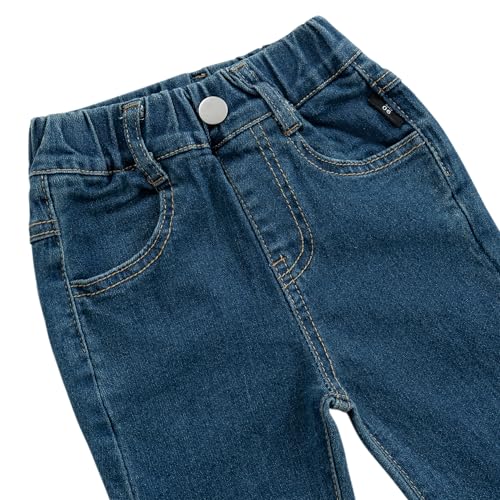 Kid Girls Ultra Soft Flare Jeans Toddler Little Girls Casual Skinny Stretch Denim Bootcut Pants3