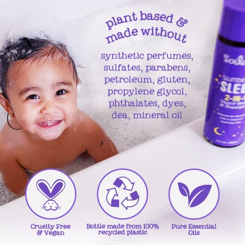 Oilogic Slumber & Sleep Essential Oil Vapor Bath Relief For Babies & Toddlers - Made With 100% Pure And Natural Blend Of Essential Oils, Lavender, Chamomile - 266Ml (9 Fl Oz) #TOP2
