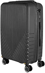 Mala de Viagem Media em Polipropileno 4 rodas 360 - AeroMalas Miami (Grafite)