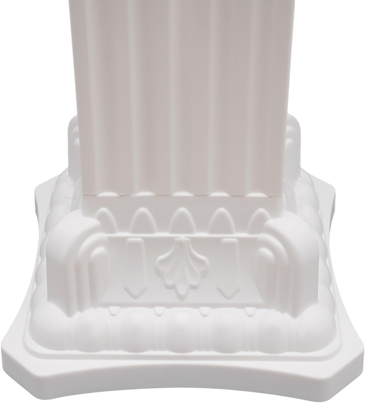 4 Colonne Romane Bianche Alte 88 Cm (2,9 Piedi) per Matrimoni - Pilastri Decorativi per Matrimoni, Feste Ed Eventi - Eleganti Piedistalli Floreali per Centrotavola Mozzafiato White