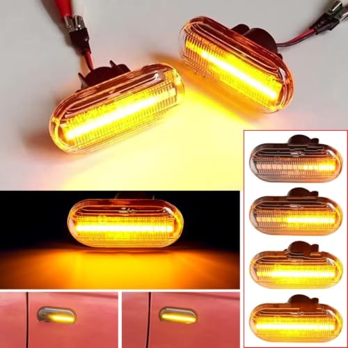 Luz de señal de giro lateral dinámica para Smart 453 conducción segura en ciudad y noche 5