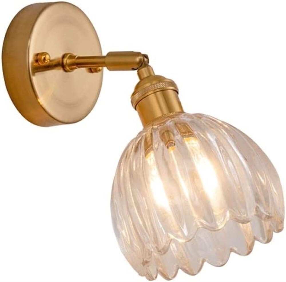 TONFON Modern Metal Wall Lamp Adjustable Indoor Lighting Wall Sconce Bathroom Vanity Wall Mounted Lamp for Bedroom Bedside Living Room Study Room Corridor Entryway Restaurant Wall Lantern