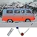 Diesel Heater Glow Plug Kit, Ceramic Glow Plug Repair Kit, Air Diesel Parking Heater Part with Removal Fitting Tool, Diesel Heater Rebuild Kit for 2KW/5KW/8KW Diesel Heater Replacement