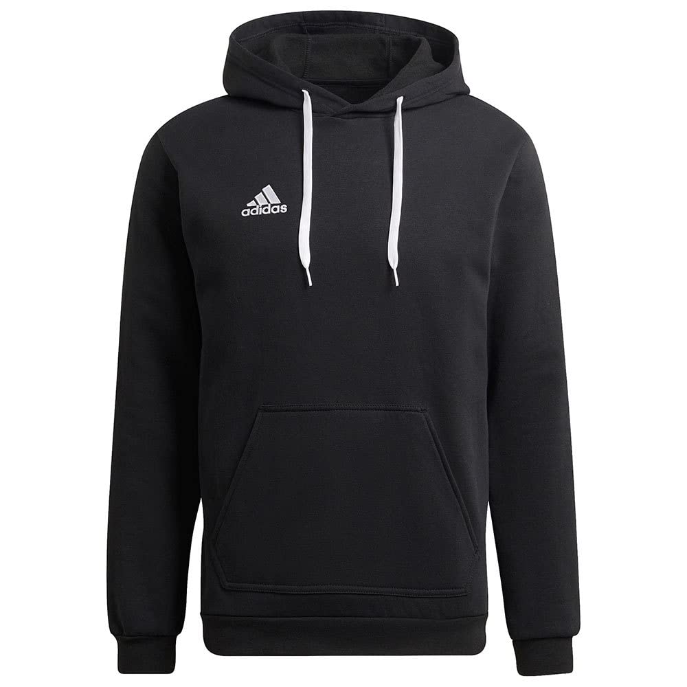 adidas Fleece Hoodie Felpa da Uomo Entrada 22 Sweat L Tall Nero