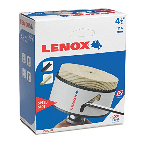 Lenox Tools 3007272L 114 mm Bi-Metal Speed Slot Hole Saw, Silver, 4-1/2 Inches - Image 4