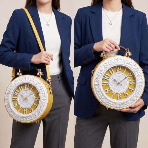 Image of Novelty Clock Purse, Steampunk Handbag Shoulder Crossbody Bag