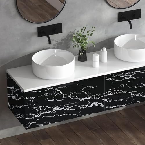 Image of Self-Adhesive Wallpaper & Wall Stickers, Black