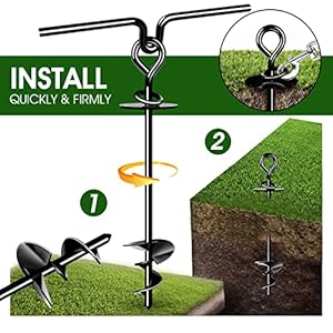 Dog-Tie-Out-Stake-Heavy-Duty-Stakes-for-Dogs-up-to-220lbs-Strong-Dog-Anchor-Kits-Dog-Stake-for-Beach-Outdoor-Yard-360-Degree-Rotation-No-Tangling1-Pack - Cucciolini Doodles   Dog-Tie-Out-Stake-Heavy-Duty-Stakes-for-Dogs-up-to-220lbs-Strong-Dog-Anchor-Kits-Dog-Stake-for-Beach-Outdoor-Yard-360-Degree-Rotation-No-Tangling1-Pack