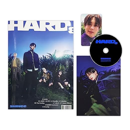 SHINee - 8th Album [Hard] (Runner Ver.) Cover + CD-R + Photo Book + Photo Card + Bromide + Poster + 4 Hologram Photocards