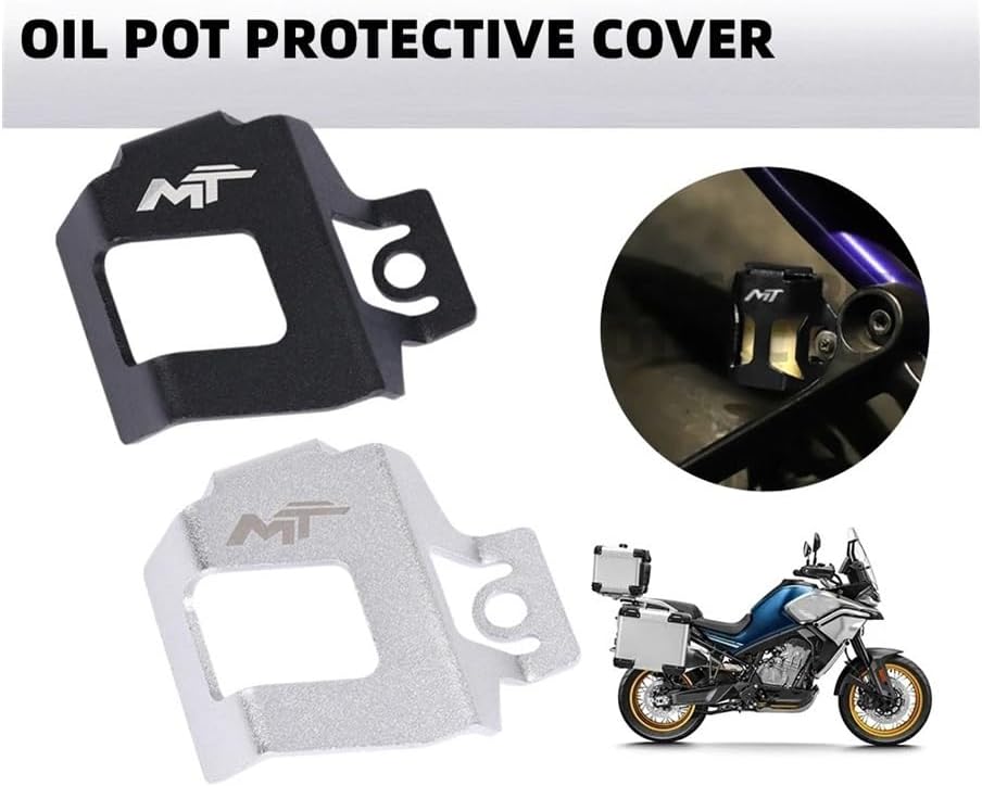 Reservoir Guard Rear Brake Fluid for CF 800MT MT800 MT 800 MT CF800MT Motorcycle Accessories Rear Brake Fluid Reservoir Guard Cover Protector Fuel Oil Cup