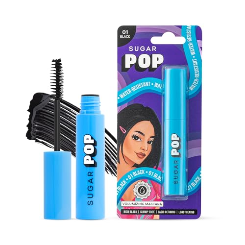 SUGAR POP Volumizing Mascara | Lash Defining | Smudge-proof | Water-resistant | 9ml – 01 Black
