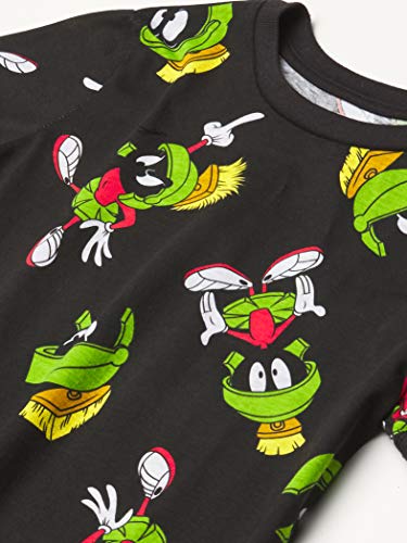 Looney Tunes Retro 2-Piece Short Tee & Long Sleeve T-Shirt Bundle Set-Bugs Bunny, Marvin, Taz-Boys Sizes 4-203