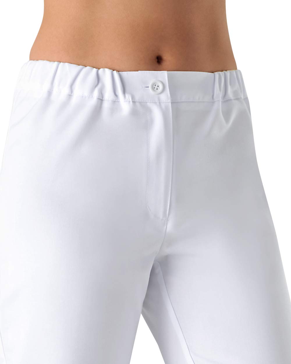 CLINIC DRESS Hose für Damen 7/8 Länge lässige Beinweite Schrittlänge ca. 70 cm 2 Gesäßtaschen Relaxed fit 95 Grad Wäsche