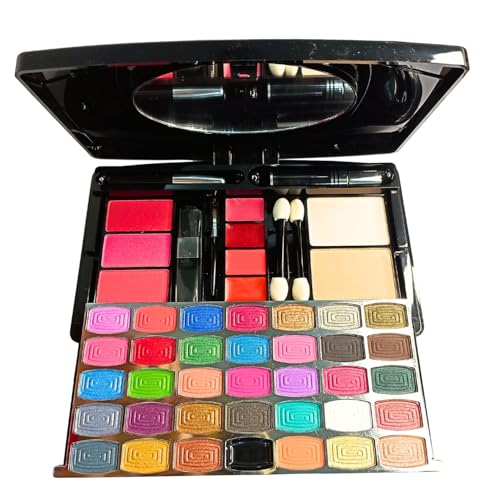 Image of Cameleon Makeup Kit for Women - All-in-One Multi-Palette Set with Eyeshadows, Blush, Compact, Lip Colors - Ideal for All Skin Tones (G1688)