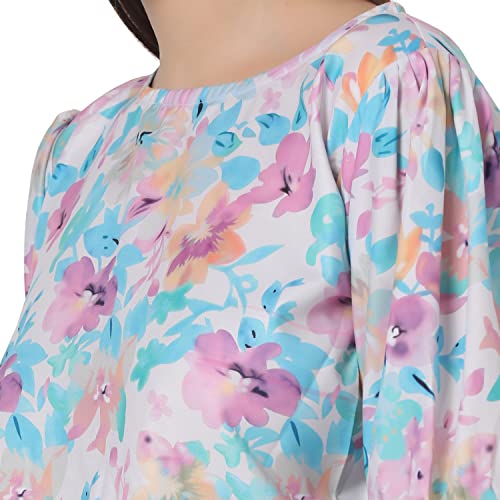 Image of Leriya Fashion Night Suit Set for Women Cotton, Night Dress, Lounge Wear,Printed Cotton,Top and Capri Set for Women,Women Nightwear