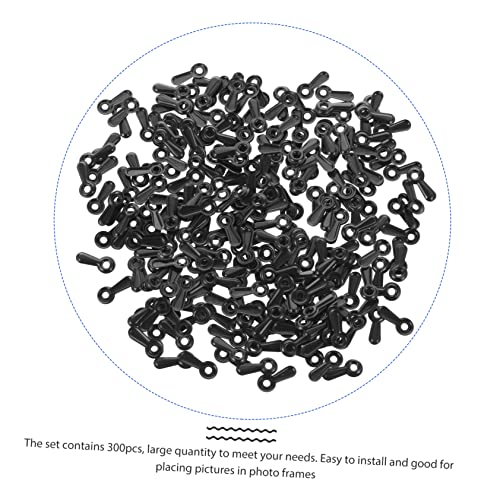 Image of DIY Picture Frame Hardware 300pcs Iron Turn Buttons Hanging Photo Frame Fixing Clips