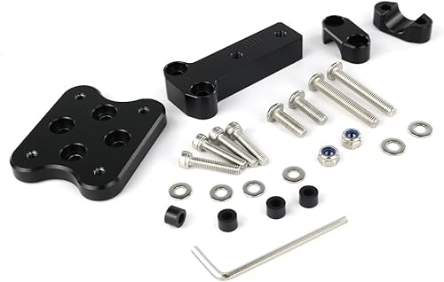 Miniatura 5 de xitomer Soporte GPS de montaje GPS AMP apto para CFR250L RallyMotocicleta Navigator Mount Grom MSX125 2013-2021  SV650 99-12 16-21 (0.866 in)