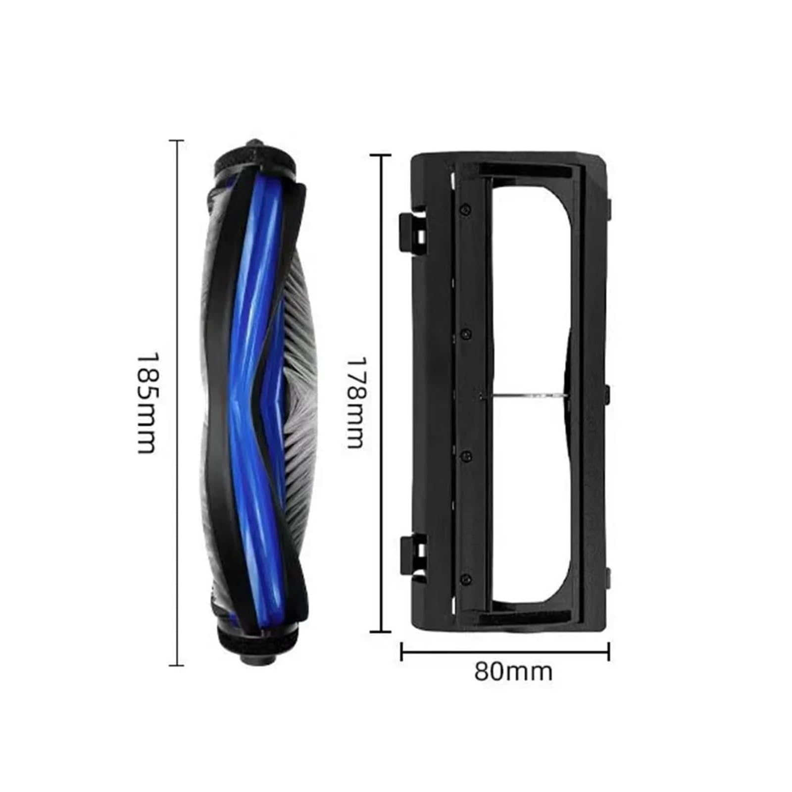 Spazzola principale per aspirapolvere, copertura della spazzola principale, compatibile con Ecovacs, N30 Omni/N30 Pro Omni, parti di ricambio per robot aspirapolvere